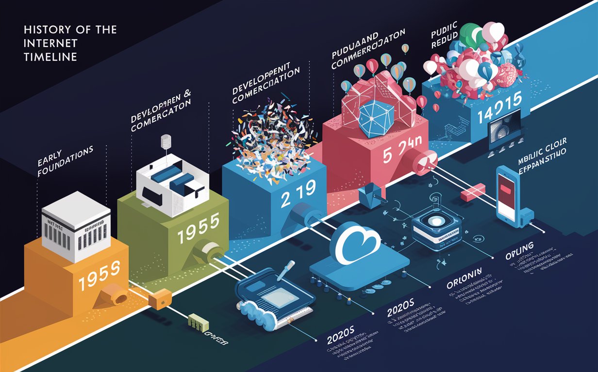 History of The Internet Timeline