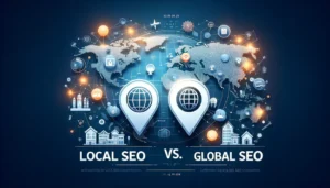 Difference between local SEO and global SEO